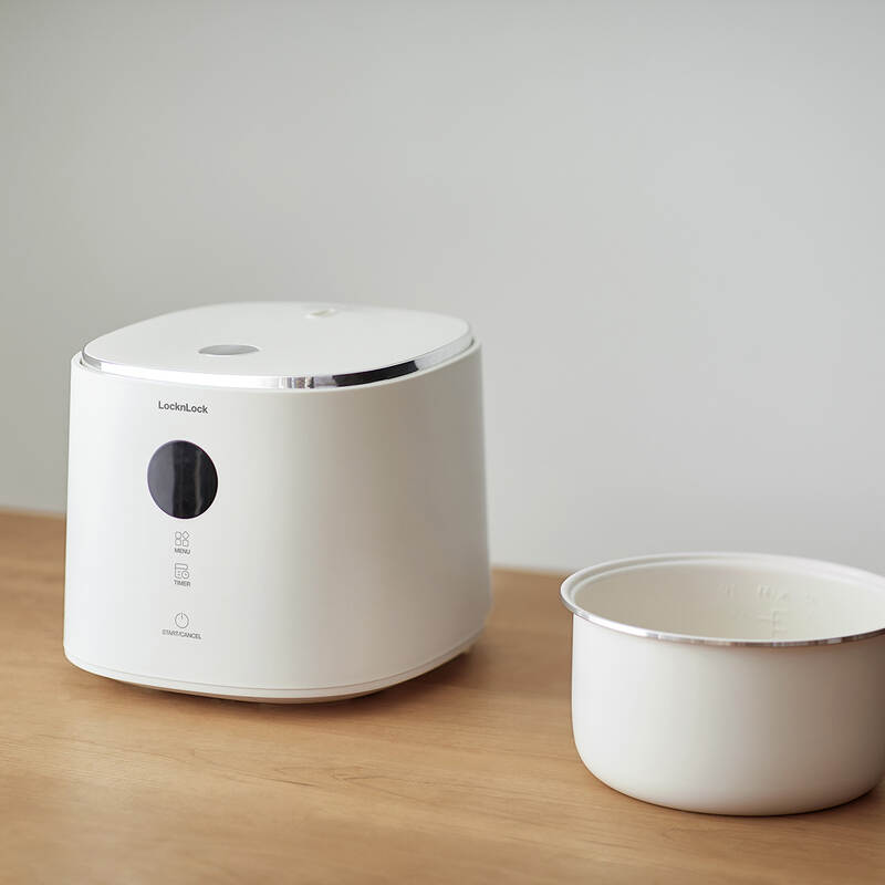 Nồi Cơm Điện Locknlock Bianco Nemo Rice Cooker 220V, 50Hz, 605W, 1.2L - Màu Ngà - EJR384IVY, , large image number null